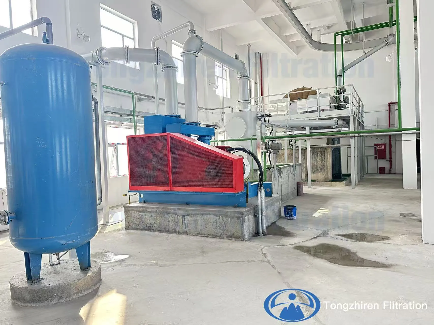 Vacuum Disc Filter Station Layout: Space and Maintenance Access